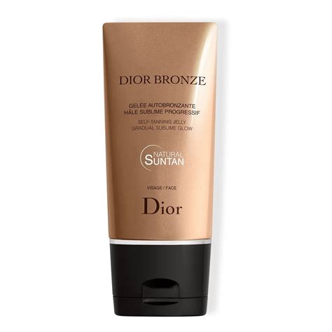 christian dior bronze self-tanning jelly gradual sublime glow face|dior bronze self tanning jelly.